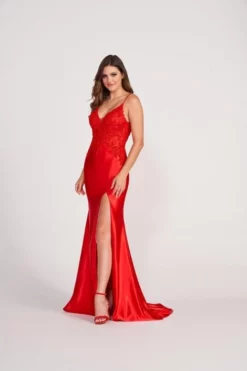 Ellie Wilde By Mon Cheri Ellie Wilde EW34052 Sleek Satin Prom Dress 11 Ellie Wilde By Mon Cheri Ellie Wilde EW34052 Sleek Satin Prom Dress -Outlet Prom Dresses Store S23 EW EW34052 05 470x705