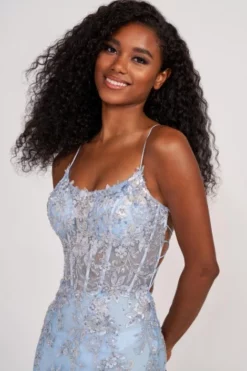 Ellie Wilde By Mon Cheri Ellie Wilde EW34054 Charming Mermaid Prom Dress -Outlet Prom Dresses Store S23 EW EW34054 03 470x705