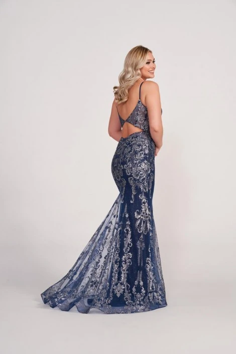 Ellie Wilde By Mon Cheri Ellie Wilde EW34056 Elegant Filigree Prom Dress 4 Ellie Wilde By Mon Cheri Ellie Wilde EW34056 Elegant Filigree Prom Dress - Image 2