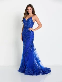 Ellie Wilde By Mon Cheri Ellie Wilde EW34059 Beautiful Glitter Prom Dress -Outlet Prom Dresses Store S23 EW EW34059 03 535x705