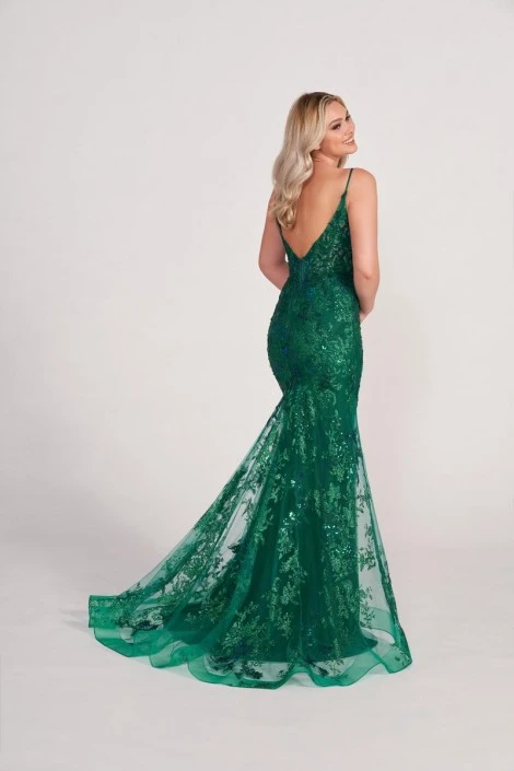 Ellie Wilde By Mon Cheri EW34061 Cracked Ice Prom Dress 4 Ellie Wilde By Mon Cheri EW34061 Cracked Ice Prom Dress - Image 2