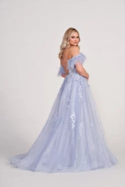 Ellie Wilde By Mon Cheri Ellie Wilde EW34066 Feather Sleeve Prom Dress 8 Ellie Wilde By Mon Cheri Ellie Wilde EW34066 Feather Sleeve Prom Dress -Outlet Prom Dresses Store S23 EW EW34066 02 470x705