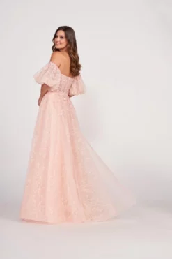 Ellie Wilde By Mon Cheri Ellie Wilde EW34073 Removable Puff Sleeve Gown 8 Ellie Wilde By Mon Cheri Ellie Wilde EW34073 Removable Puff Sleeve Gown -Outlet Prom Dresses Store S23 EW EW34073 02 470x705