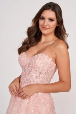 Ellie Wilde By Mon Cheri Ellie Wilde EW34073 Removable Puff Sleeve Gown 10 Ellie Wilde By Mon Cheri Ellie Wilde EW34073 Removable Puff Sleeve Gown -Outlet Prom Dresses Store S23 EW EW34073 04 470x705