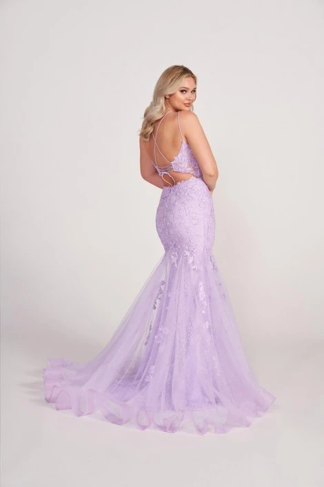 Ellie Wilde By Mon Cheri Ellie Wilde EW34080 Popular Lace Prom Dress 4 Ellie Wilde By Mon Cheri Ellie Wilde EW34080 Popular Lace Prom Dress - Image 2