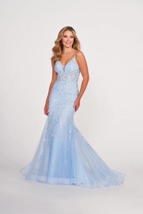 Ellie Wilde By Mon Cheri Ellie Wilde EW34080 Popular Lace Prom Dress 5 Ellie Wilde By Mon Cheri Ellie Wilde EW34080 Popular Lace Prom Dress - Image 3