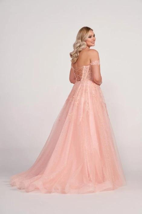 Ellie Wilde By Mon Cheri Ellie Wilde EW34081 Dreamy Glitter Prom Dress 4 Ellie Wilde By Mon Cheri Ellie Wilde EW34081 Dreamy Glitter Prom Dress - Image 2