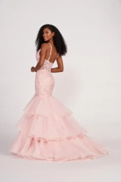 Ellie Wilde By Mon Cheri Ellie Wilde EW34082 Ruffle Mermaid Prom Dress -Outlet Prom Dresses Store S23 EW EW34082 02 470x705