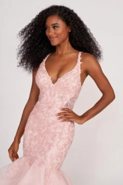 Ellie Wilde By Mon Cheri Ellie Wilde EW34082 Ruffle Mermaid Prom Dress -Outlet Prom Dresses Store S23 EW EW34082 03 470x705