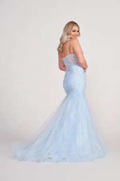Ellie Wilde By Mon Cheri Ellie Wilde EW34085 Trendy Lace Mermaid Dress -Outlet Prom Dresses Store S23 EW EW34085 02 470x705