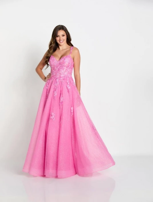 Ellie Wilde By Mon Cheri Ellie Wilde EW34098 Floral 3D Lace Prom Dress 7 Ellie Wilde By Mon Cheri Ellie Wilde EW34098 Floral 3D Lace Prom Dress - Image 5