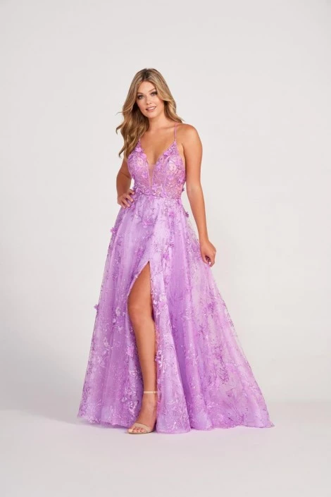 Ellie Wilde By Mon Cheri Ellie Wilde EW34102 Cracked Ice Prom Dress 6 Ellie Wilde By Mon Cheri Ellie Wilde EW34102 Cracked Ice Prom Dress - Image 4