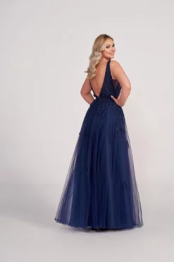 Ellie Wilde By Mon Cheri EW34103 Glitter Tulle Prom Dress 8 Ellie Wilde By Mon Cheri EW34103 Glitter Tulle Prom Dress -Outlet Prom Dresses Store S23 EW EW34103 02 470x705