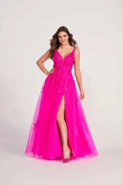 Ellie Wilde By Mon Cheri EW34103 Glitter Tulle Prom Dress 10 Ellie Wilde By Mon Cheri EW34103 Glitter Tulle Prom Dress -Outlet Prom Dresses Store S23 EW EW34103 04 470x705