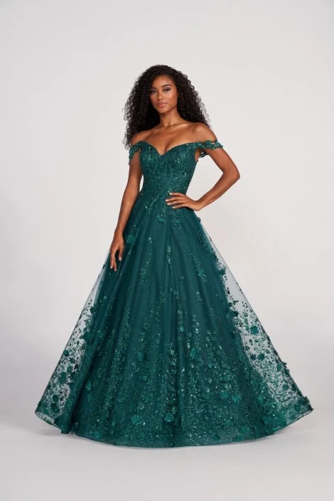 Ellie Wilde By Mon Cheri Ellie Wilde EW34113 Off Shoulder Ball Gown 5 Ellie Wilde By Mon Cheri Ellie Wilde EW34113 Off Shoulder Ball Gown - Image 3