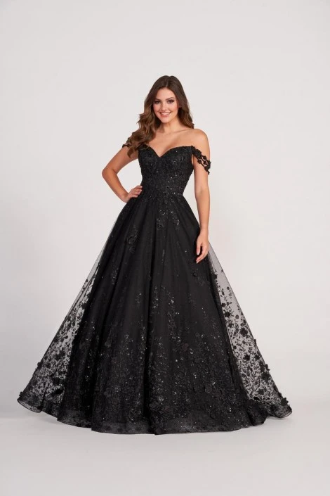 Ellie Wilde By Mon Cheri Ellie Wilde EW34113 Off Shoulder Ball Gown 6 Ellie Wilde By Mon Cheri Ellie Wilde EW34113 Off Shoulder Ball Gown - Image 4