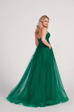 Ellie Wilde By Mon Cheri Ellie Wilde EW34116 Glitter Gown With Pockets -Outlet Prom Dresses Store S23 EW EW34116 02 470x705