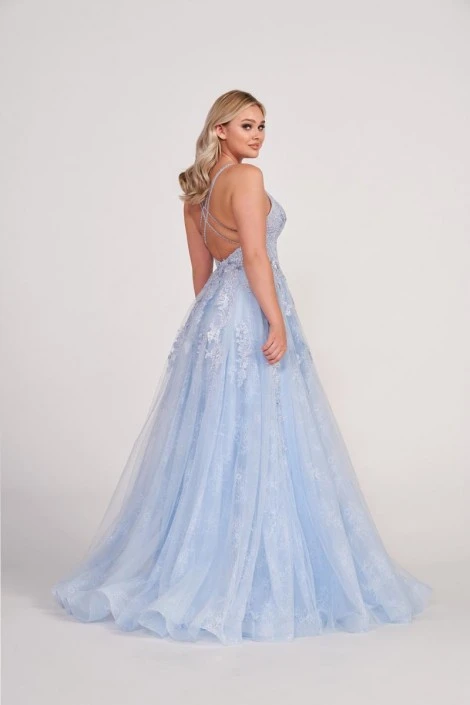 Ellie Wilde By Mon Cheri EW34123 Allover Lace Prom Dress 4 Ellie Wilde By Mon Cheri EW34123 Allover Lace Prom Dress - Image 2