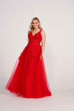 Ellie Wilde By Mon Cheri EW34123 Allover Lace Prom Dress 9 Ellie Wilde By Mon Cheri EW34123 Allover Lace Prom Dress -Outlet Prom Dresses Store S23 EW EW34123 03 470x705