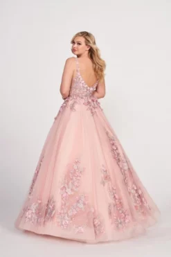 Ellie Wilde By Mon Cheri EW34125 Lace Glitter Ball Gown 8 Ellie Wilde By Mon Cheri EW34125 Lace Glitter Ball Gown -Outlet Prom Dresses Store S23 EW EW34125 02 470x705