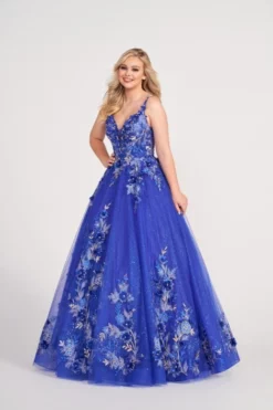Ellie Wilde By Mon Cheri EW34125 Lace Glitter Ball Gown 11 Ellie Wilde By Mon Cheri EW34125 Lace Glitter Ball Gown -Outlet Prom Dresses Store S23 EW EW34125 05 470x705