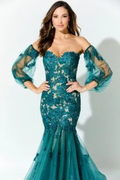 Ivonne D For Mon Cheri ID920 Beautiful Mermaid Gown -Outlet Prom Dresses Store S23 IDMC ID920 04 470x705