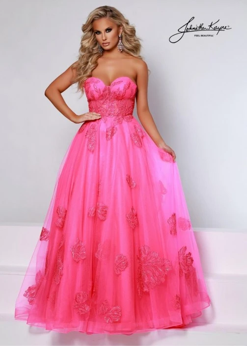 Johnathan Kayne 2518 Sequin Lace Ball Gown 5 Johnathan Kayne 2518 Sequin Lace Ball Gown - Image 3