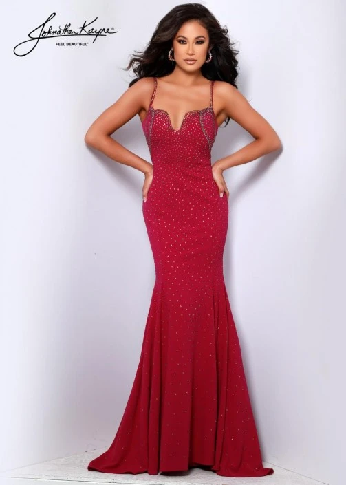 Johnathan Kayne 2636 Beaded Stretch Prom Gown 5 Johnathan Kayne 2636 Beaded Stretch Prom Gown - Image 3
