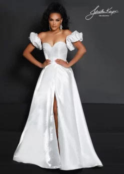 Johnathan Kayne 2642 Removable Puff Sleeve Gown -Outlet Prom Dresses Store S23 JK 2642 03 503x705