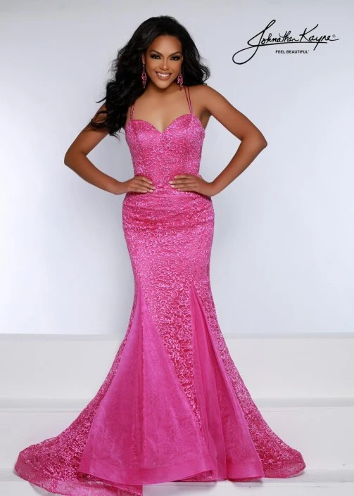 Johnathan Kayne 2644 Embroidered Lace Mermaid Gown 7 Johnathan Kayne 2644 Embroidered Lace Mermaid Gown - Image 5