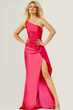 Jovani 07536 One Shoulder Side Slit Prom Dress 11 Jovani 07536 One Shoulder Side Slit Prom Dress -Outlet Prom Dresses Store S23 JV 07536 05 470x705