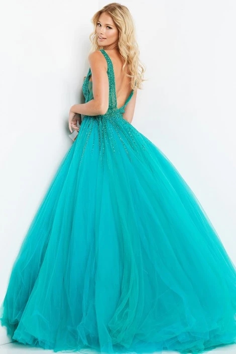 Jovani 08638 Beaded Top Ball Gown 4 Jovani 08638 Beaded Top Ball Gown - Image 2