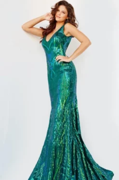 Jovani 23007 Iridescent Sequin Prom Dress 9 Jovani 23007 Iridescent Sequin Prom Dress -Outlet Prom Dresses Store S23 JV 23007 05 470x705