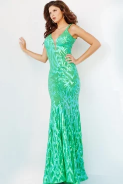 Jovani 23027 Shimmering Design Prom Dress -Outlet Prom Dresses Store S23 JV 23027 05 470x705