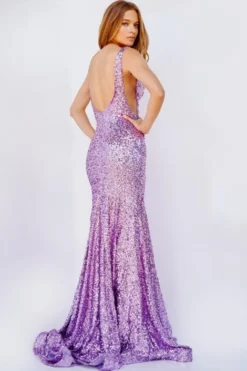 Jovani 23079 Sheer Side Sequin Prom Dress 10 Jovani 23079 Sheer Side Sequin Prom Dress -Outlet Prom Dresses Store S23 JV 23079 04 470x705