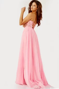 JVN By Jovani JVN07434 Sheer Corset Prom Dress 10 JVN By Jovani JVN07434 Sheer Corset Prom Dress -Outlet Prom Dresses Store S23 JVN JVN07434 04 470x705