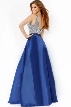 JVN By Jovani JVN08473 Beaded Top A-Line Prom Dress 6 JVN By Jovani JVN08473 Beaded Top A-Line Prom Dress -Outlet Prom Dresses Store S23 JVN JVN08473 02 470x705