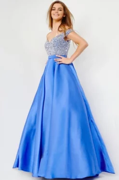 JVN By Jovani JVN08474 Off The Shoulder Prom Dress -Outlet Prom Dresses Store S23 JVN JVN08474 02 470x705