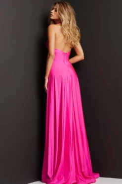 JVN By Jovani JVN08640 Draped Halter Prom Dress 8 JVN By Jovani JVN08640 Draped Halter Prom Dress -Outlet Prom Dresses Store S23 JVN JVN08640 02 470x705