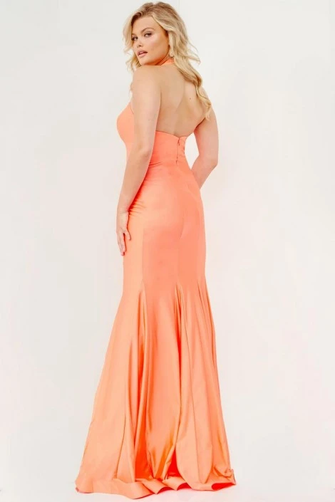 JVN By Jovani JVN22524 Keyhole Halter Prom Dress 4 JVN By Jovani JVN22524 Keyhole Halter Prom Dress - Image 2