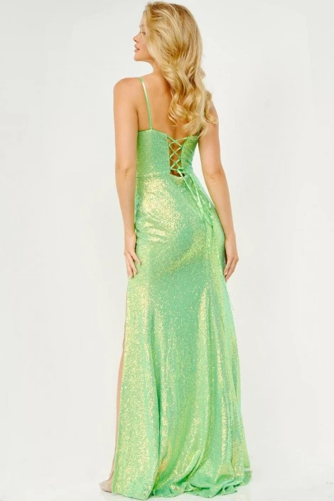 JVN By Jovani JVN23346 Sleek Shimmering Prom Dress 6 JVN By Jovani JVN23346 Sleek Shimmering Prom Dress - Image 4