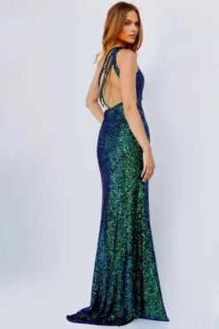 JVN By Jovani JVN23569 Sequin One Shoulder Prom Dress 7 JVN By Jovani JVN23569 Sequin One Shoulder Prom Dress -Outlet Prom Dresses Store S23 JVN JVN23569 02 470x705
