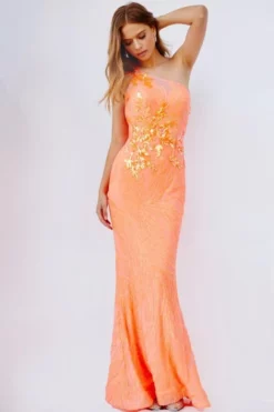 JVN By Jovani JVN23604 Sparkling One Shoulder Prom Dress 8 JVN By Jovani JVN23604 Sparkling One Shoulder Prom Dress -Outlet Prom Dresses Store S23 JVN JVN23604 03 470x705