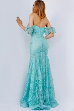 JVN By Jovani JVN23986 Ruffle Off Shoulder Prom Dress 6 JVN By Jovani JVN23986 Ruffle Off Shoulder Prom Dress -Outlet Prom Dresses Store S23 JVN JVN23986 02 470x705