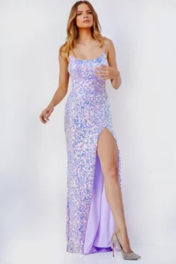 JVN By Jovani JVN24200 Scoop Neck Sequin Prom Dress 8 JVN By Jovani JVN24200 Scoop Neck Sequin Prom Dress -Outlet Prom Dresses Store S23 JVN JVN24200 03 470x705