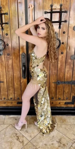 Jasz Couture 7401 Metallic Mirror Prom Dress 9 Jasz Couture 7401 Metallic Mirror Prom Dress -Outlet Prom Dresses Store S23 JZ 7401 03 357x705