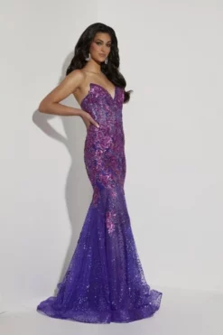 Jasz Couture 7420 Sparkling Strapless Prom Dress -Outlet Prom Dresses Store S23 JZ 7420 03 470x705