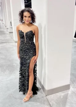 Jasz Couture 7442 Sheer Floral Corset Prom Dress 8 Jasz Couture 7442 Sheer Floral Corset Prom Dress -Outlet Prom Dresses Store S23 JZ 7442 03 502x705