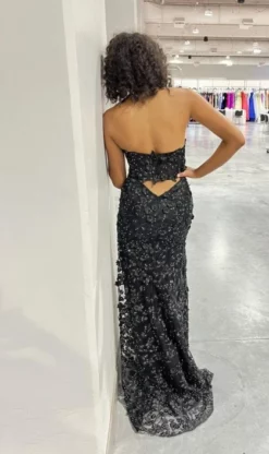 Jasz Couture 7442 Sheer Floral Corset Prom Dress 9 Jasz Couture 7442 Sheer Floral Corset Prom Dress -Outlet Prom Dresses Store S23 JZ 7442 04 419x705