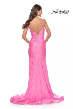 La Femme 30768 Beaded Drop Waist Prom Dress 8 La Femme 30768 Beaded Drop Waist Prom Dress -Outlet Prom Dresses Store S23 LF 30768 02 470x705